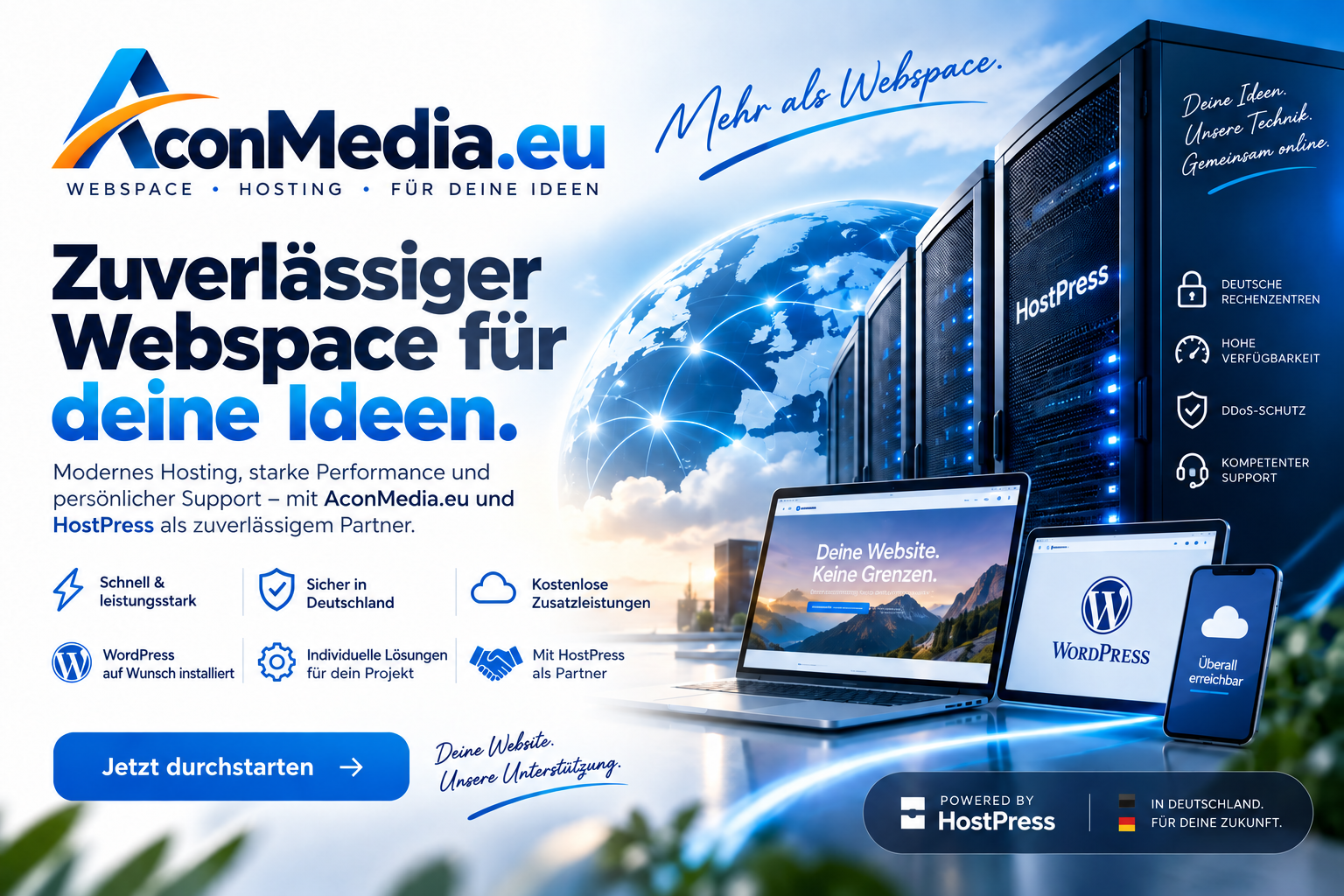 HostPress Hosting – Website und WordPress
